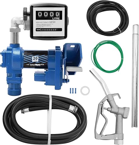 Miniatura 32 de Bomba eléctrica autocebante de la transferencia de la CA 550W de 110V, bomba de transferencia de aceite 60L/min Bombas diesel del biodiesel