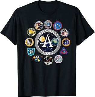 NASA Apollo Program Astronaut Patches T-Shirt