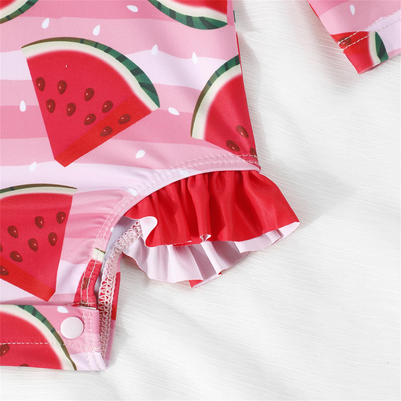 puseky Bañador de una pieza para bebé recién nacido Niña Bañador antisarpullido con cremallera Bañador Manga Larga Bebé Niña