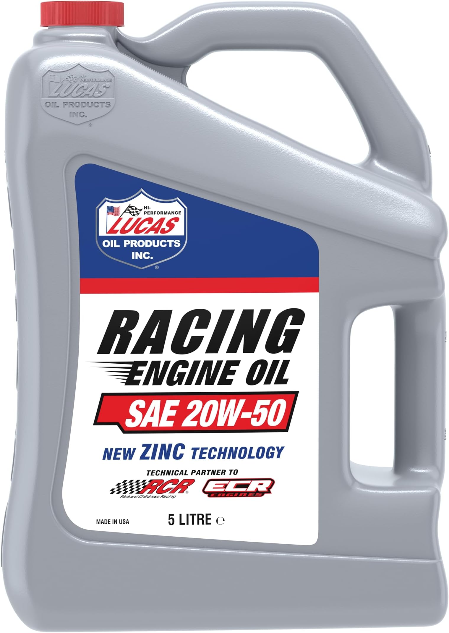 SAE 20W-50 Racing Engine Oil, 5 Quart (Pack of 1)