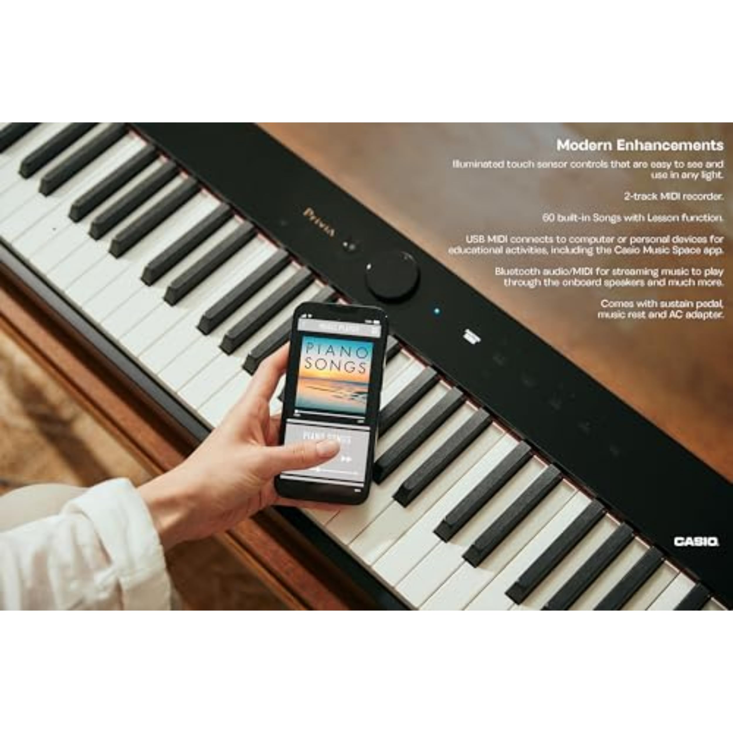 Casio, 88-Key Digital Pianos-Stage (PX-S1100BK)