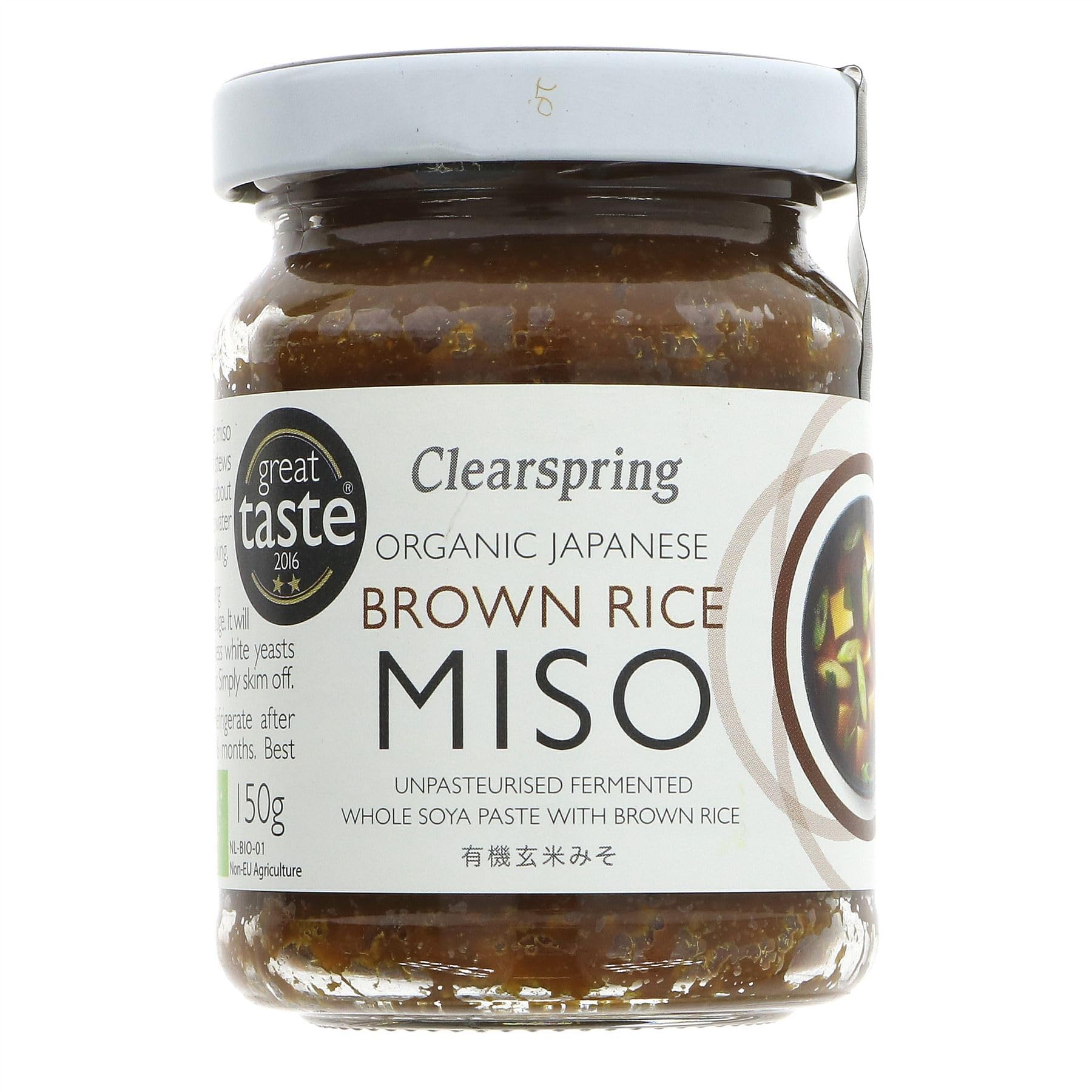 Clearspring | Brown Rice Miso Jar | 1 x 150g