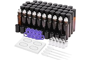 ULG Amber Glass Roller Bottles for Essential Oils