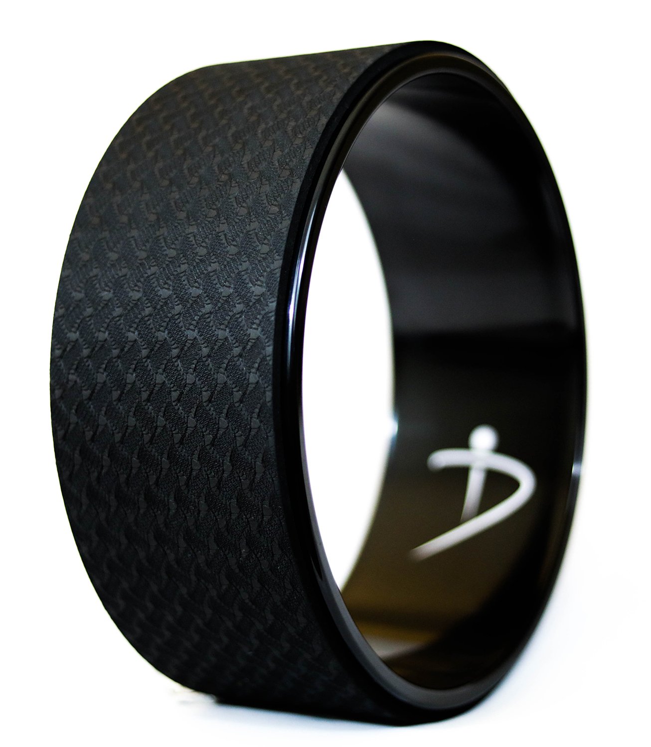 Yoga Wheel: Dharma Prop Back Roller | Perfect for Backbends, Balance, Stretching & Relaxation | Extremely Comfortable & Portable | Includes Poses Manual for Improving Flexibility & Balance