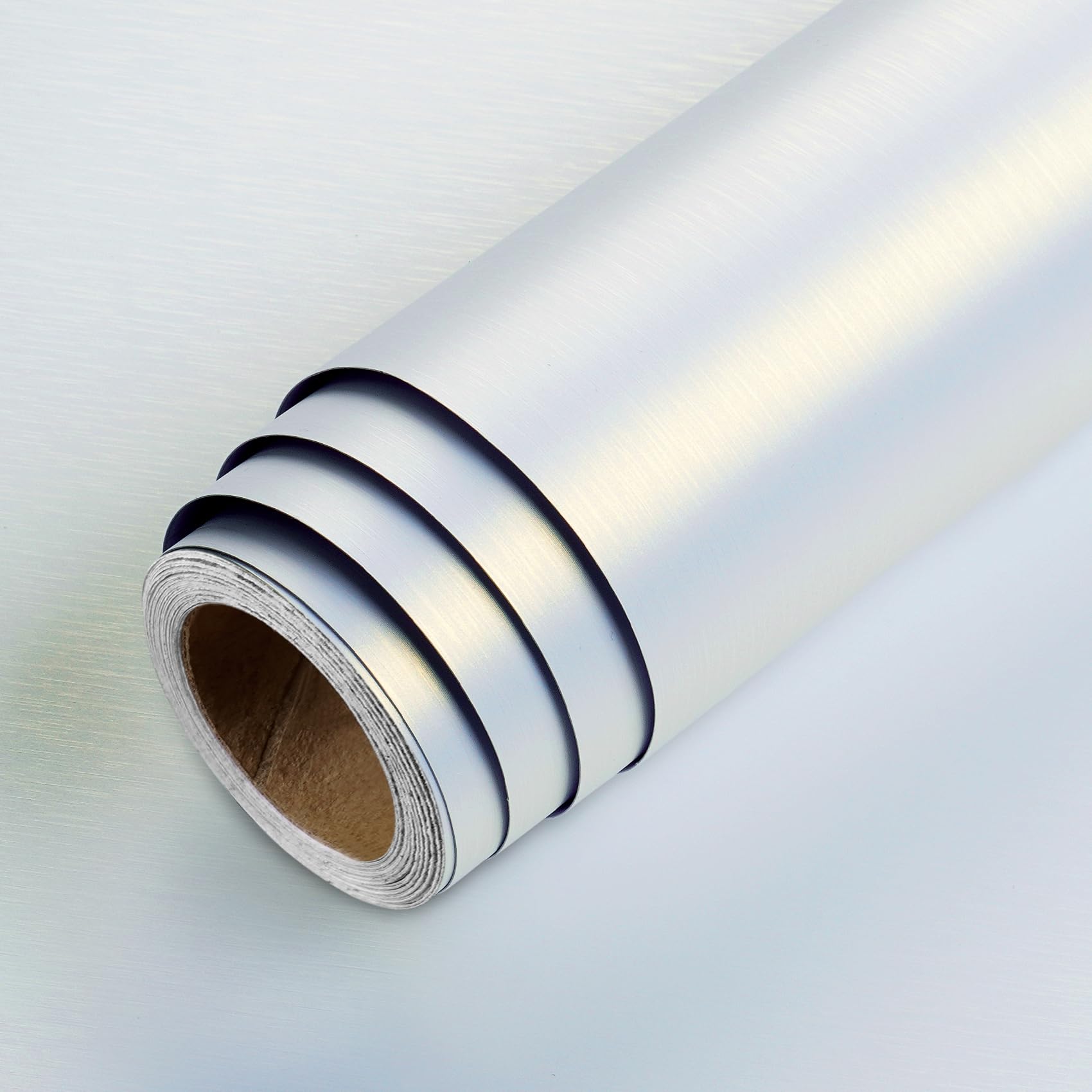 Decotalk Vinylboden PVC Bodenbelag Weiß Selbstklebende Boden