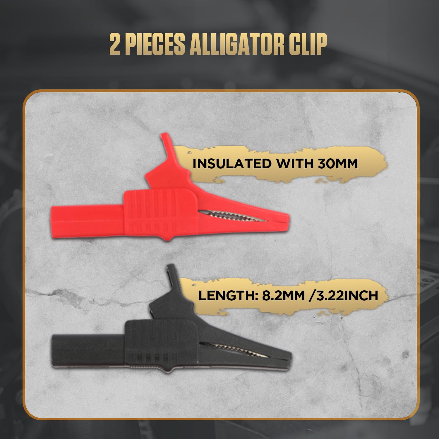 AUTOOL 68PCS Multimeter Test Leads Kit, Test Leads with Replaceable Wire Piercing Probes, 32A/1000V Alligator Clips, Banana Plug Adapters, Jumpers, Extension Male to Female Connector 4mm Banana Plug