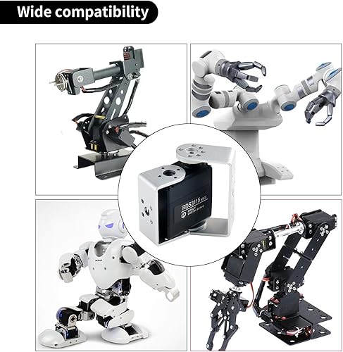Miniatura 4 de RDS3115MG Servo digital biaxial, 37.5 lbs Gran Torque Doble Eje U Montaje 270 grados Servo para RC Robot