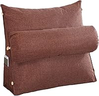 Vista 11 de Almohada de cuña para dormir después de una cirugía, almohada de lectura con soporte ajustable para el cuello para cama, sofá, cojín de espalda