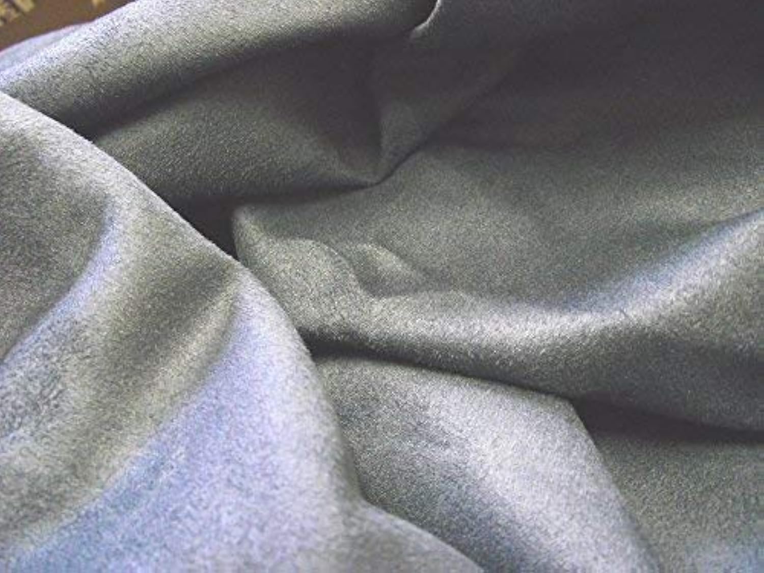 Faux Suede Suedette Fabric Material 150g - New Grey, 1mtr - 150cm x 100cm