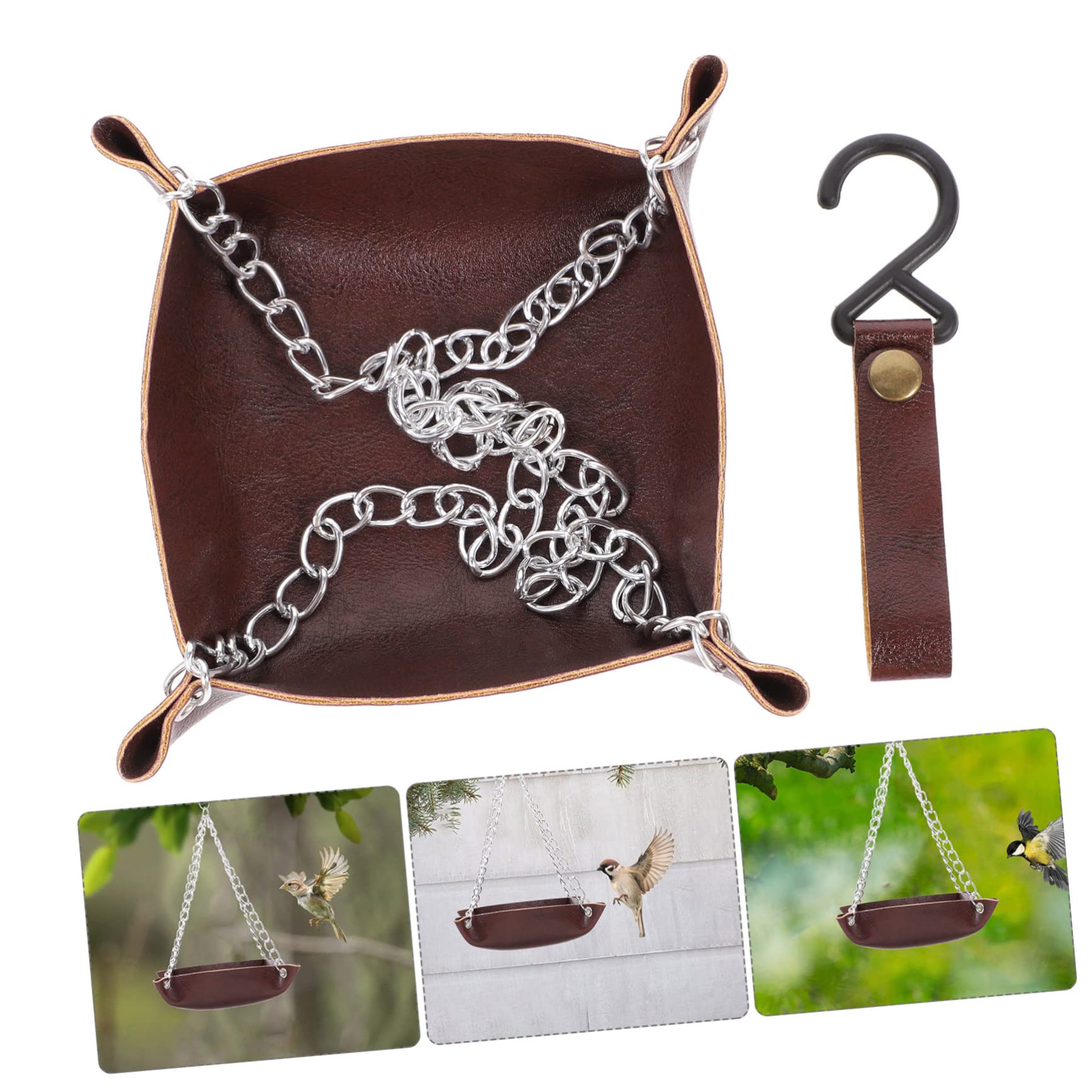 BESPORTBLE 4 Pz mangiatoia per colibrì pannello finestra della mangiatoia per uccelli mangiatoie per uccelli bird feeder contenitori alimentatore trasparente Contenitore di cibo abs Coffee