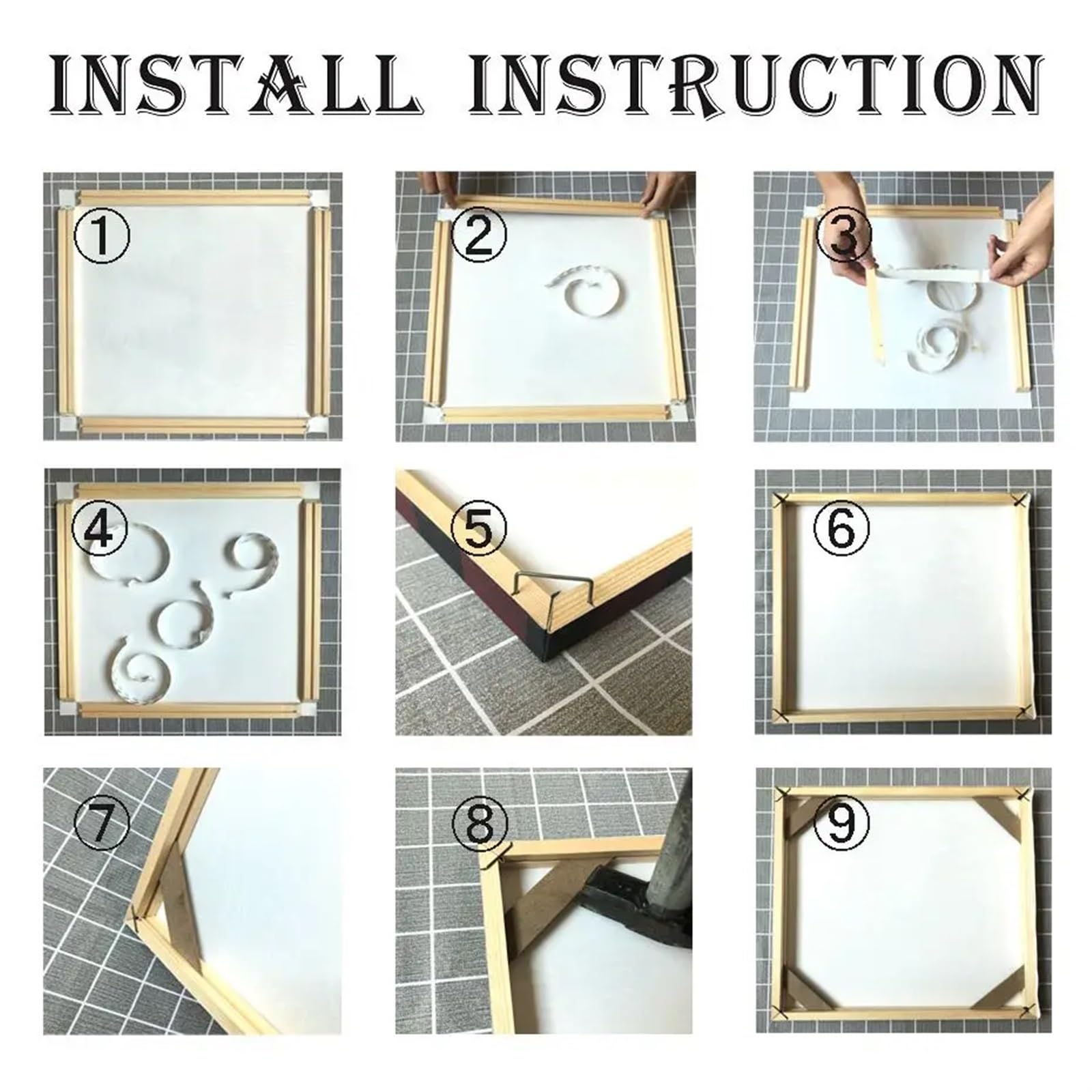 Bastidor para Lienzo Marco de cartel de madera, arte de pared, lienzo, pintura al óleo, Kit de madera, decoración de imagen, barras personalizadas para Artistas y Pintores(Height 180cm,Width 45cm)