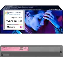 T-FC210U Toner Cartridge Replacement for Toshiba T-FC210U T-FC210U-K T-FC210U-C T-FC210U-M T-FC210U-Y Toner Compatible for Toshiba E-Studio 2010AC 2510AC Printer Magenta