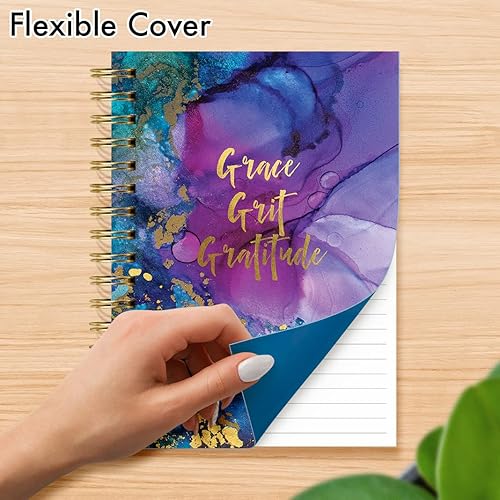 Miniatura 131 de Designer Greetings, Designer Papers - Diario de tapa flexible con banda elástica, diseño "Follow the Rainbow", 320 páginas (6 x 8.25 pulgadas)