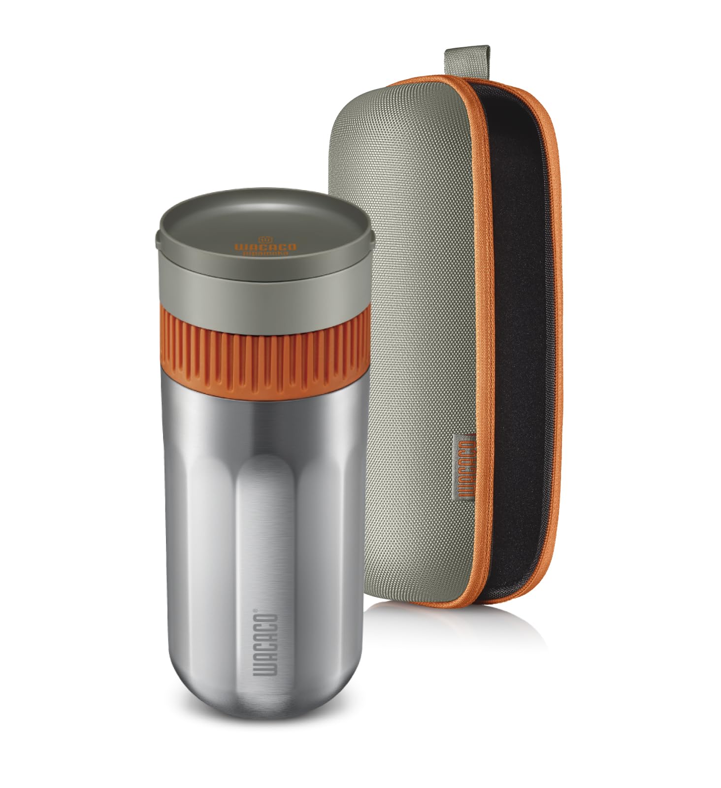WACACO Pipamoka Portable Coffee Maker with Protective Case Bundle - Drip-Free Travel Coff…