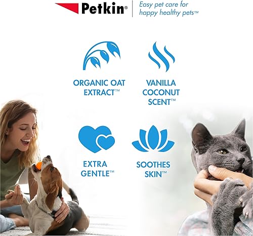 Miniatura 5 de Petkin Pet Wipes for Dogs and Cats, 400 Wipes - Large Pet Wipes for Dogs and Cats - Cleans Ears, Face, Butt, Body and Eye Area - Convenient, Ideal