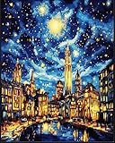 [Facile à réaliser] Les symboles clairs sur la toile facilitent la broderie. Convient aux adultes et débutants, pour une activité manuelle relaxante.
