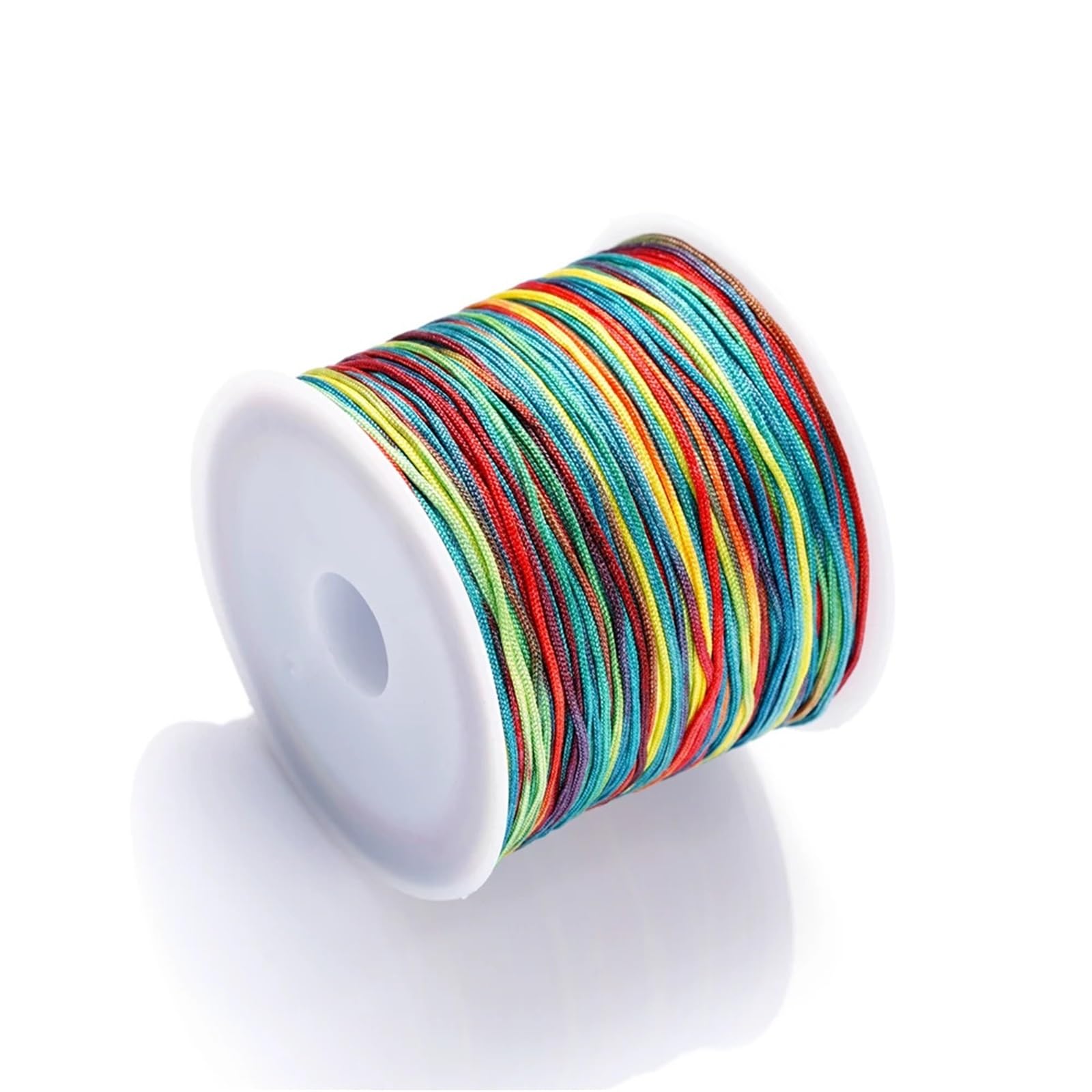 Nylon Cord Thread 10pcs 30M/Roll 0.8mm Nylon Thread Cord Chinese Knot Tassels Cord Bracelet Braided String for Making Bracelet, Necklace, Chinese Knot(Color 16)