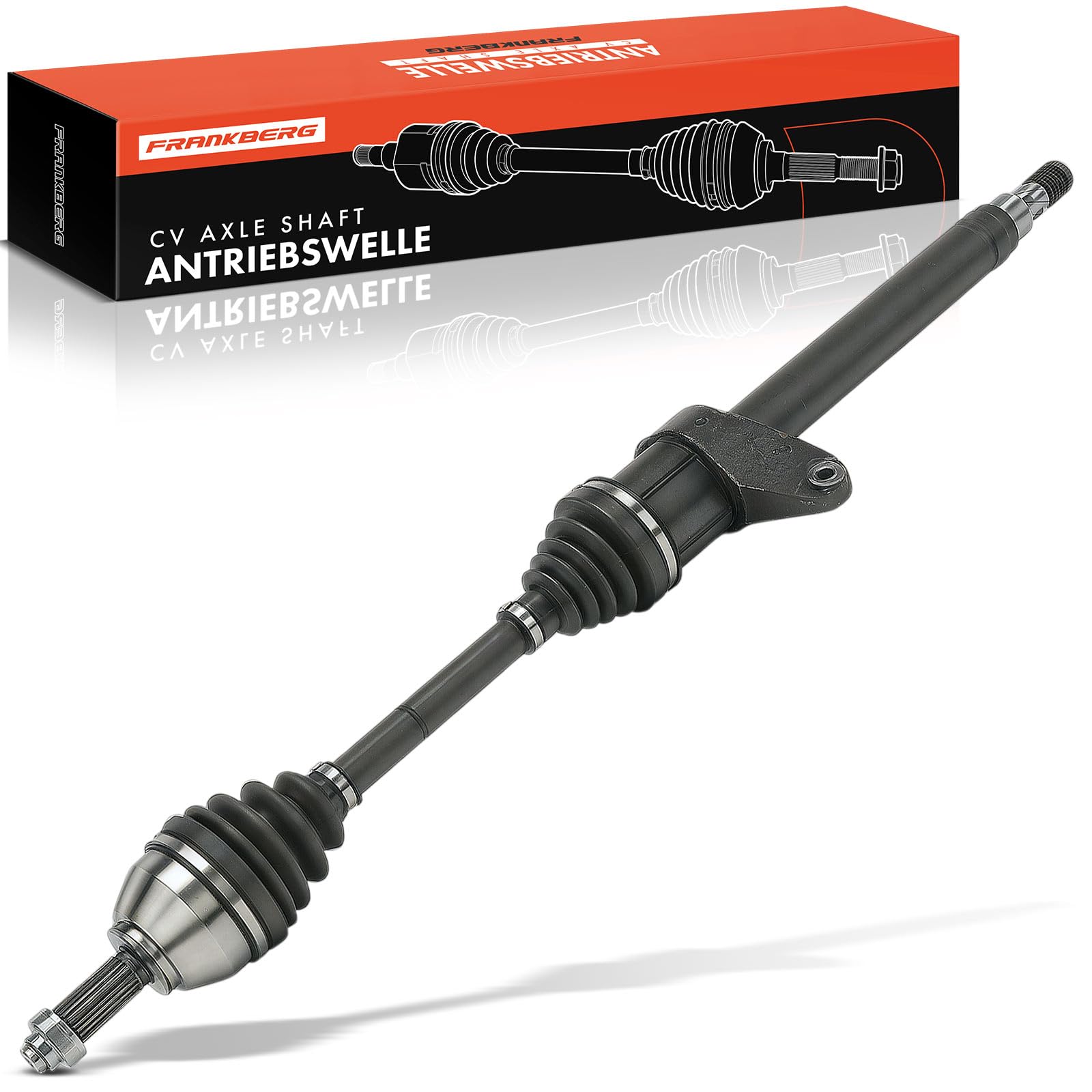 Frankberg Semiasse Albero di trasmissione Cambio manuale Asse Anteriore Destra senza ABS Ring Compatibile con M.i.n.i Countryman R60 M.i.n.i Paceman R61 Replace# 31609806470