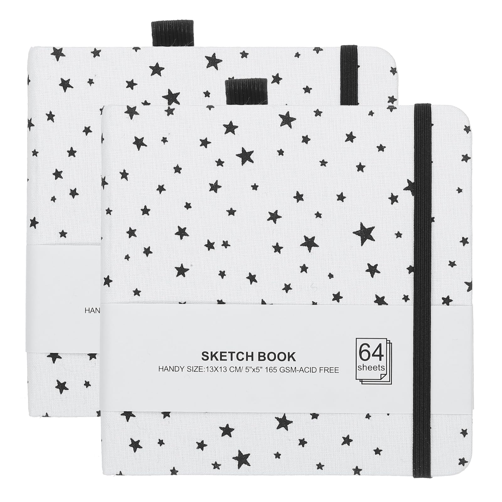Papel de acuarela PATIKIL en bloc cuadrado de 165 g/m² para dibujos con rotulador