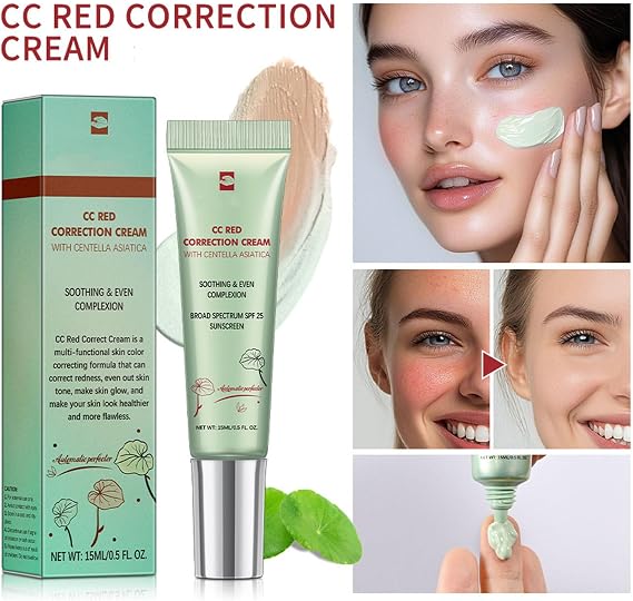 CC Cream Foundation, CC Red Correct with Centella Asiatica