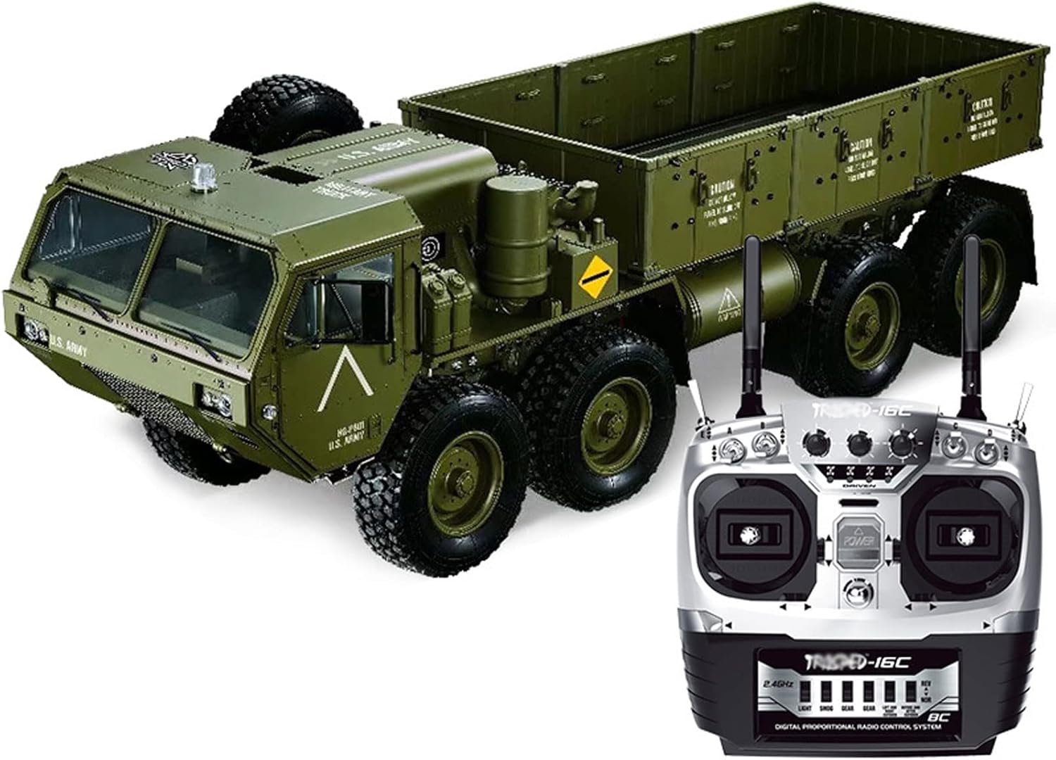 Amazon.co.jp RC Military Truck, 8WD OffRoad Remote Control Army Cars