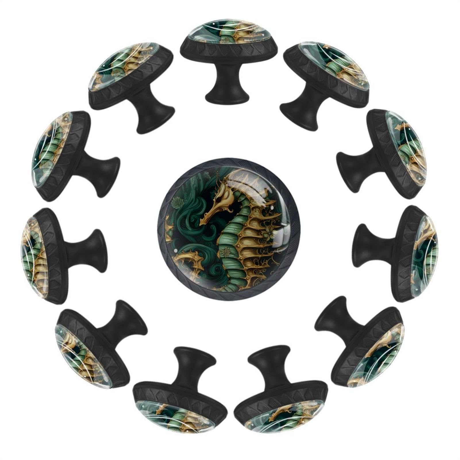 Bouton de tiroir seahorse en verre pour sublimer la cuisine et la chambre