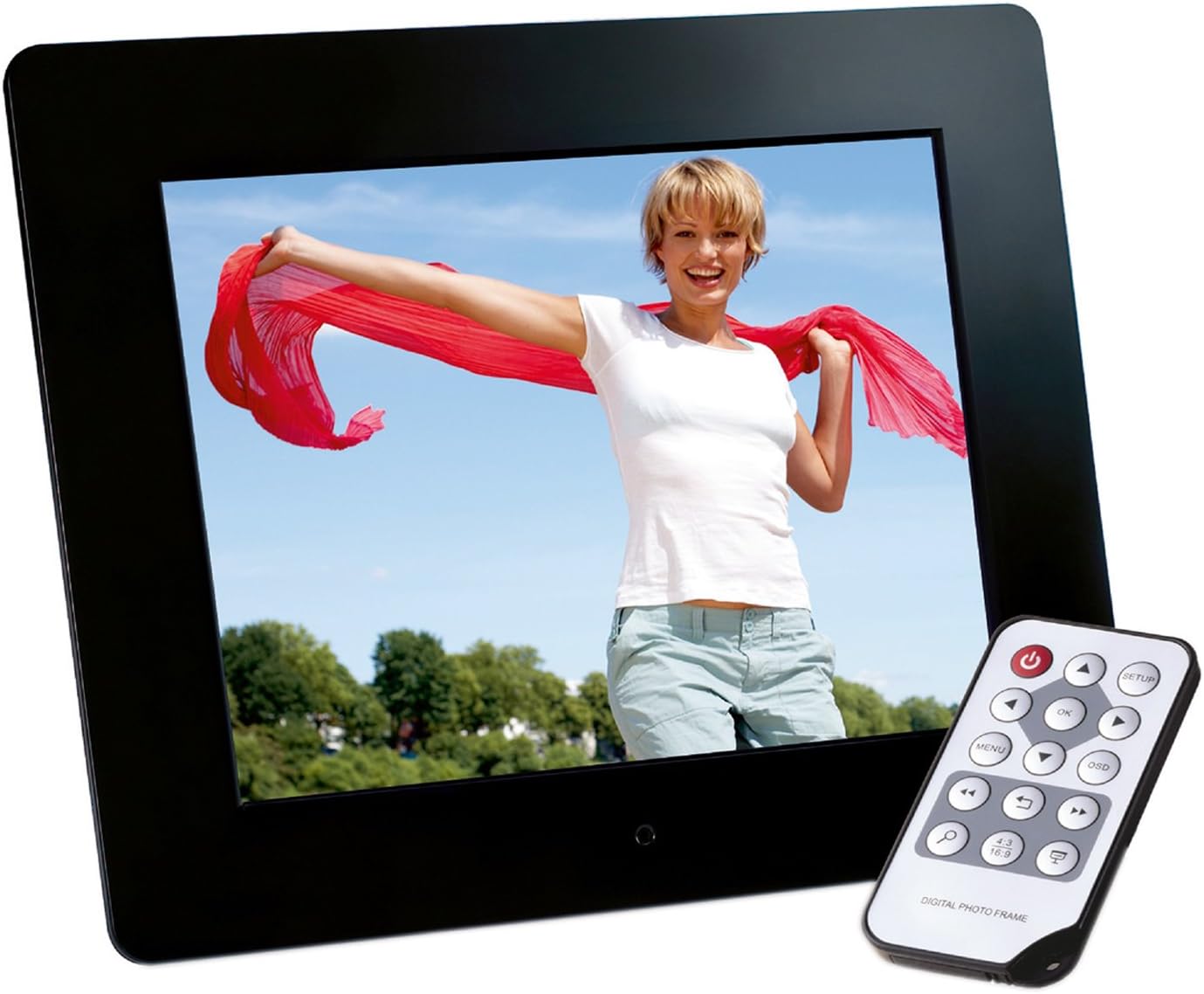 Intenso 3914800 8 Inch PhotoBase Digital Photo Frame - black