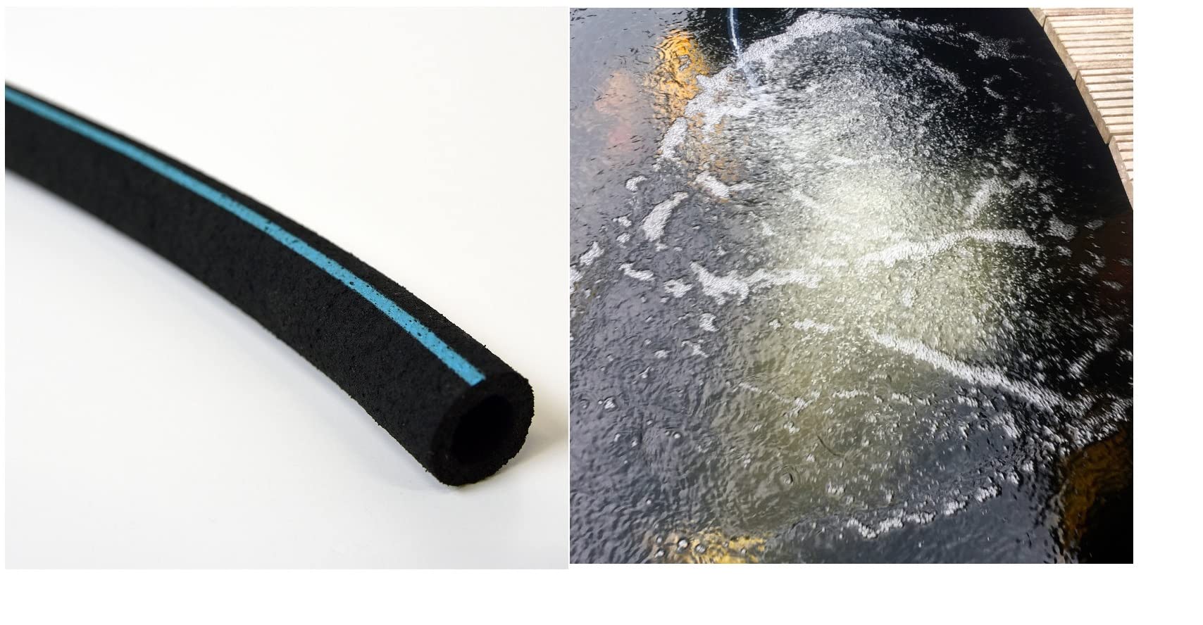 Tuyau D’Aération Japonais Professionnel Ø25×4 Mm – 1 M – Bullage Fin Pour Bassin Koi & Aquarium