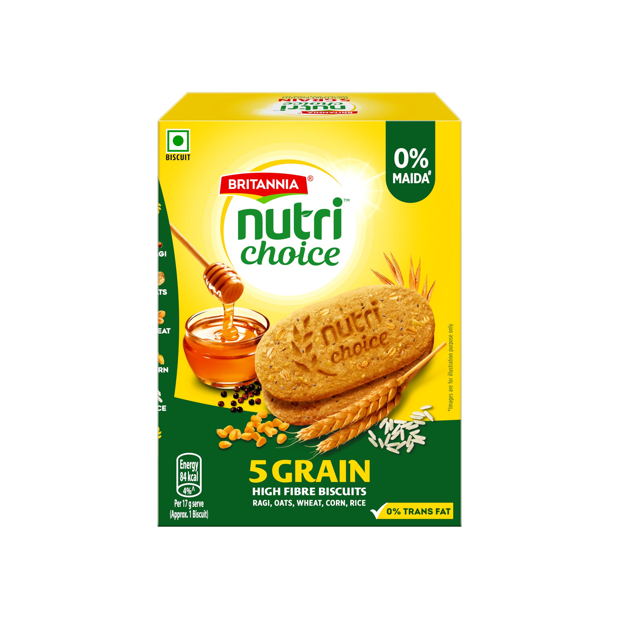 Britannia NutriChoice 5 Grain Digestive Biscuits 200g