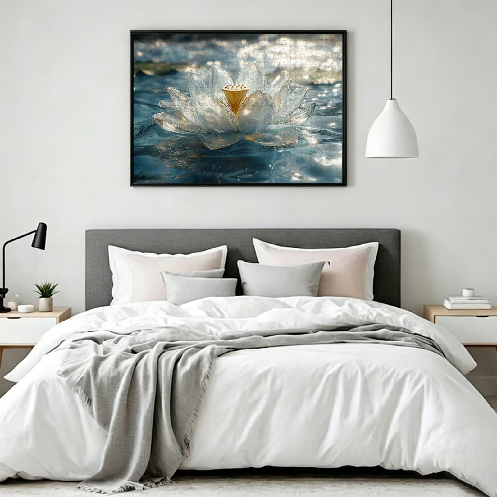Puzzle 4000 Pezzi astratto Puzzle Classici per Gioco Familiare, n-47 | Impossibile Puzzles, Intrattenimento Creativo, Rilassamento e Intelligence, Regalo per Amore e Amico, Decorazioni Casa, Lotus