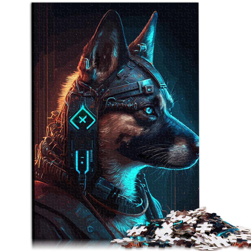 Jigsaw Puzzles colorful animals 1000 Piece Jigsaw Puzzles Wooden Jigsaw Puzzle for Adults and Children 12 Years old and up Educational Games Size: 50x75cm — image 1