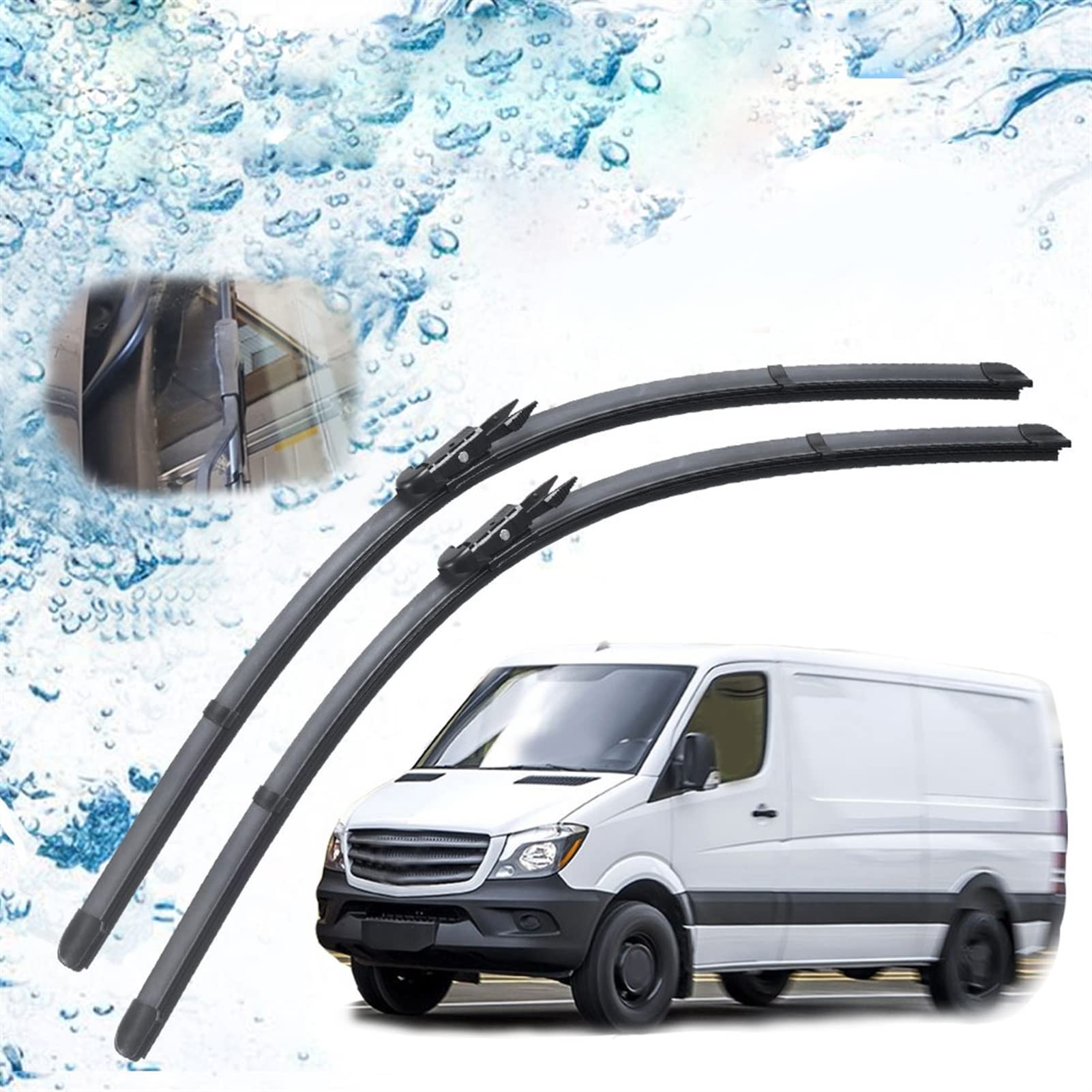 Essuie-glace Sprinter W906 balais aérodynamiques anti-traces 2006-2018