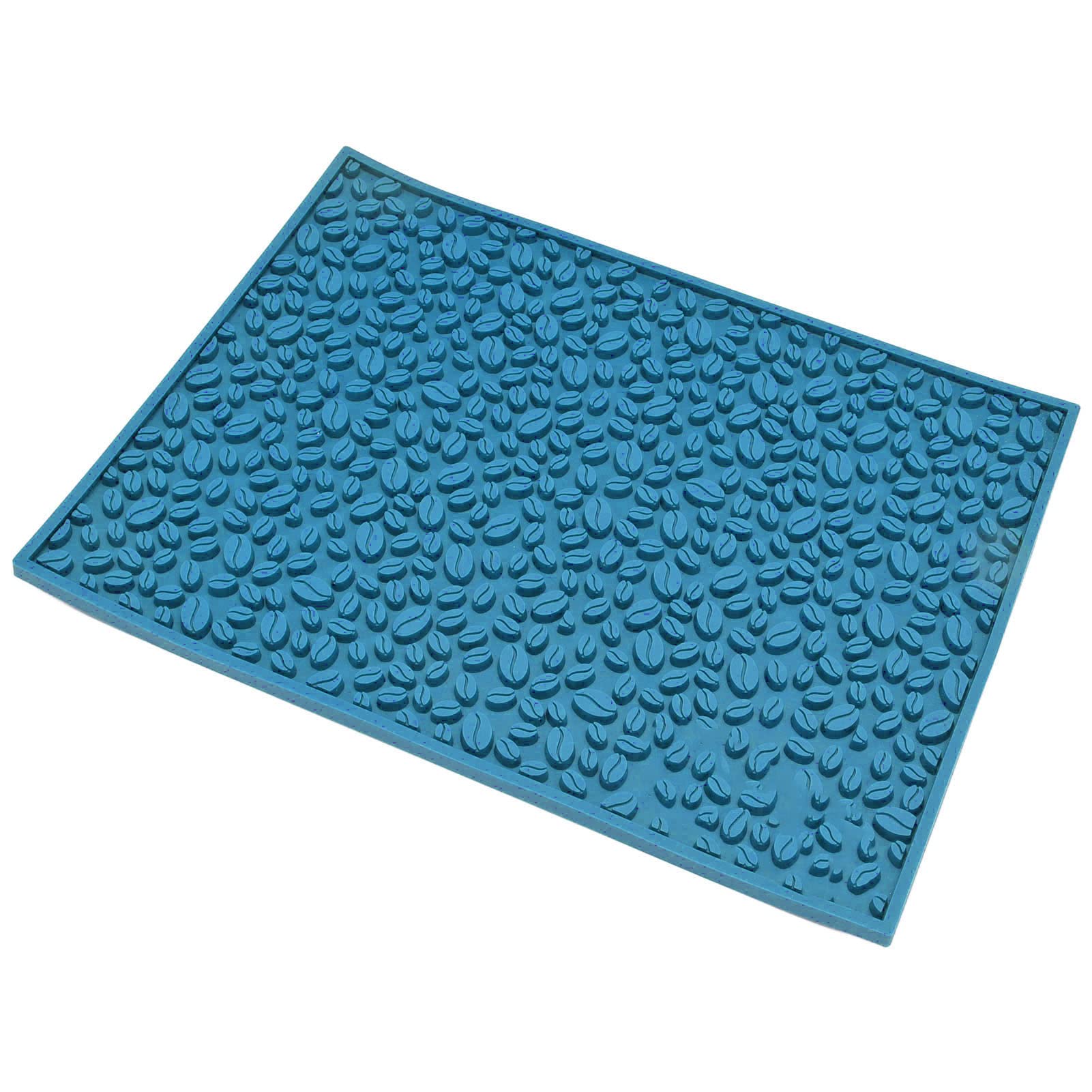 Tapis de comptoir de bar bleu pour table basse et bureau