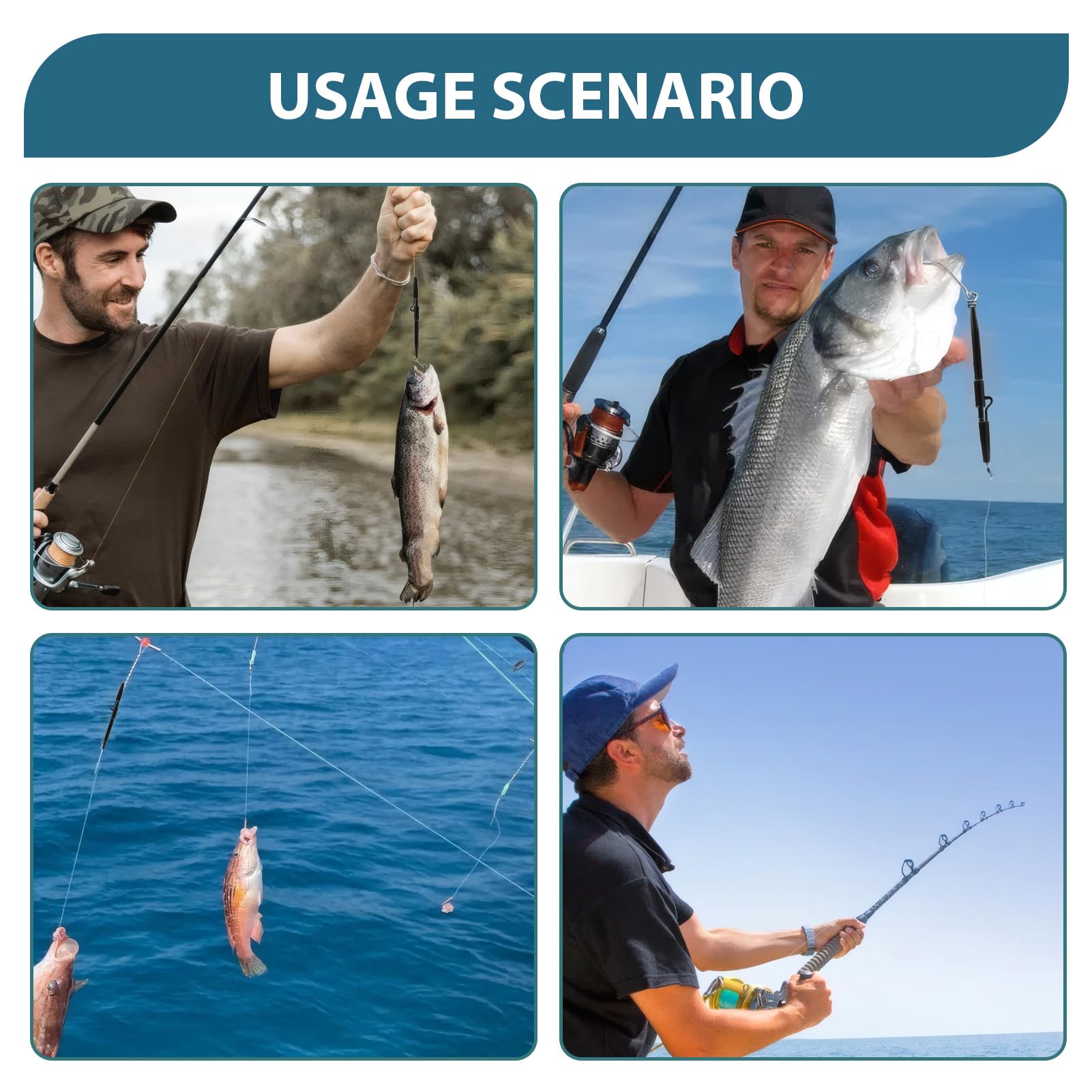 Kit De 60 Piezas para La Pesca De Carpas - Clips De Plomo, Manguitos Anti-Enredos, Giratorios De Cambio RáPido Y Ganchos De Goma, Accesorios Completos para Principiantes Y Pescadores Experimentados
