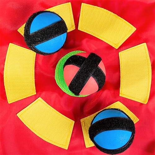 Miniatura 7 de Juego definitivo de Dodgeball para niños, juego de juguetes para 2 jugadores, 2 chalecos, 6 bolas Dodge y bolsa con cordón, divertido juego