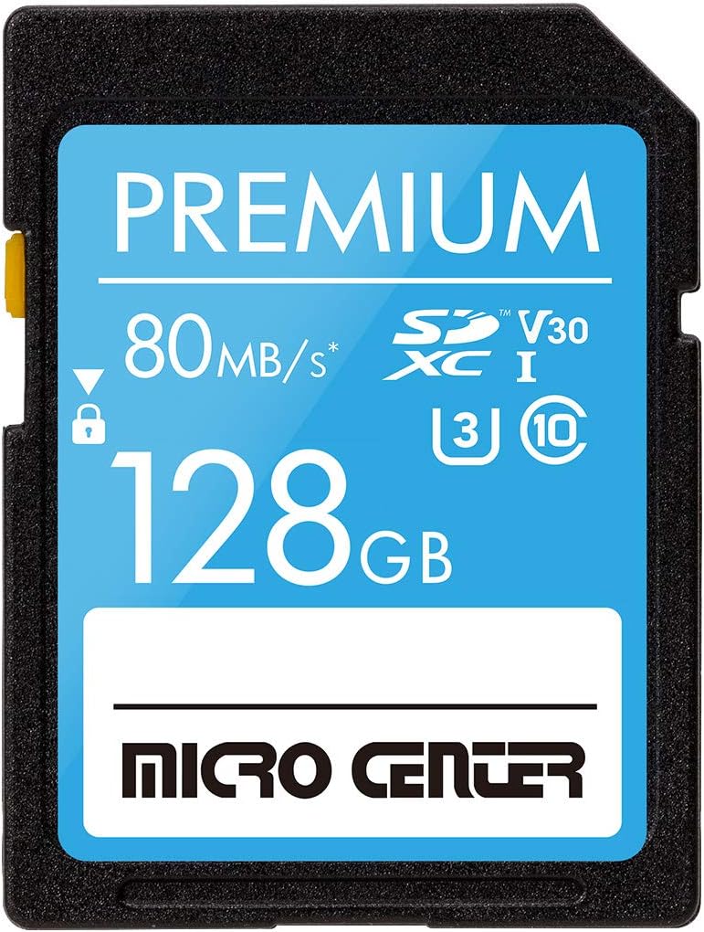 Micro Center Premium U3 128GB SDXC Card