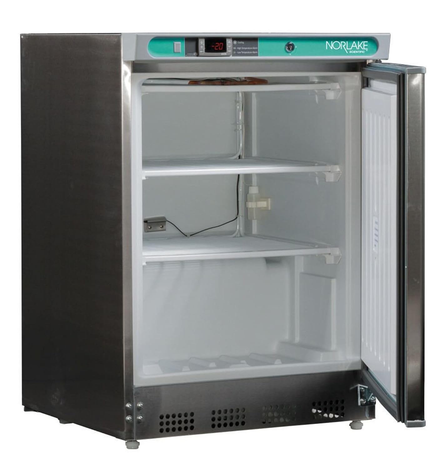 Nor-Lake Scientific PF051SSS/0M White Diamond Series Built-in Under Counter Freezer, Stainless Steel Door, Right Hinged, 115V, 4.2 cu. ft. Capacity