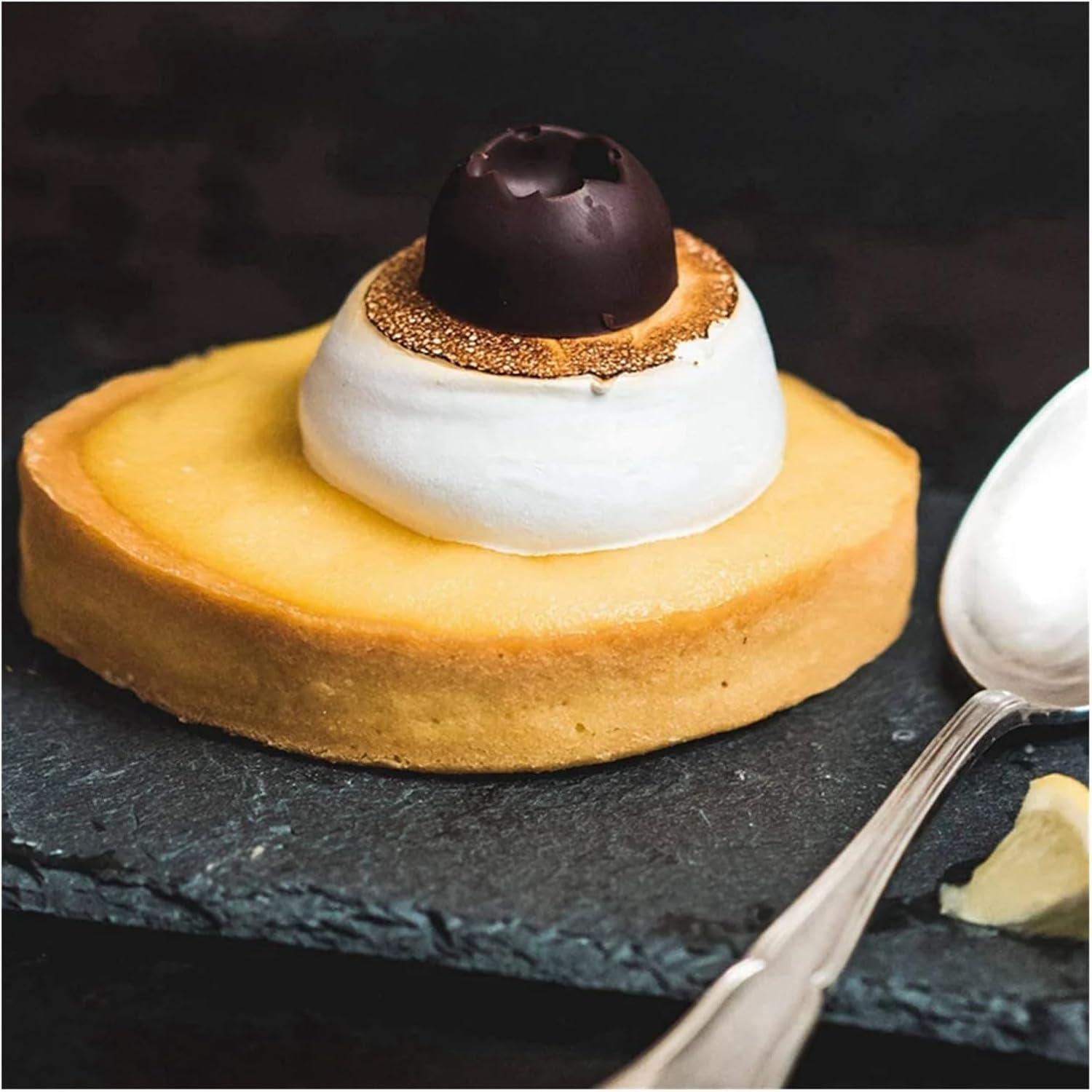 20Pack Stainless Steel Tart Ring, Heat-Resistant Perforated Cake Mousse Ring Cake Mousse Molds Circle Cutter Pie Ring