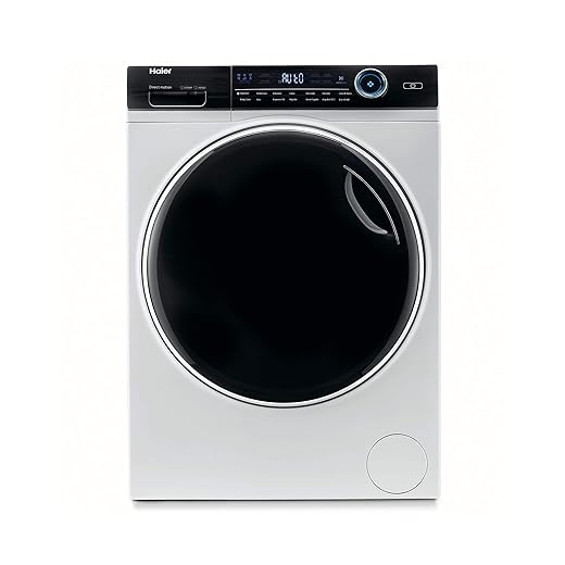 Haier I-Pro Series 7 HWD120-B14979 - Lavadora secadora, 12KG + 8KG de secado, Función Vapor I-Refresh y Antimanchas, Motor Direct Motion, Tecnología Antibacterias, 1400 RPM, 14 Programas