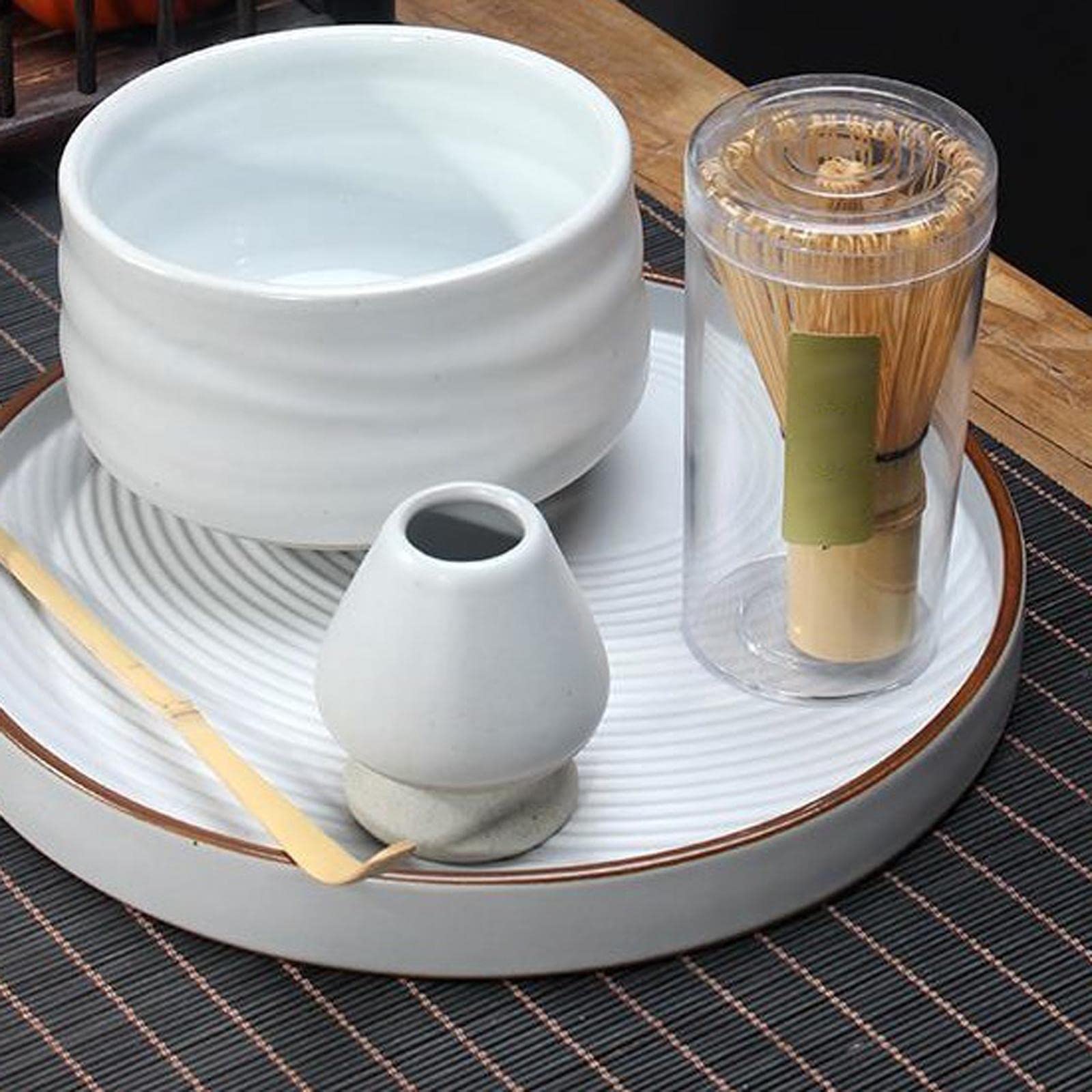 ATORSE Handmade Matcha Whisk Stand Tea Ceremony Teaware for Starter Professional White|Home & Garden|Food & Beverages|Tea 4