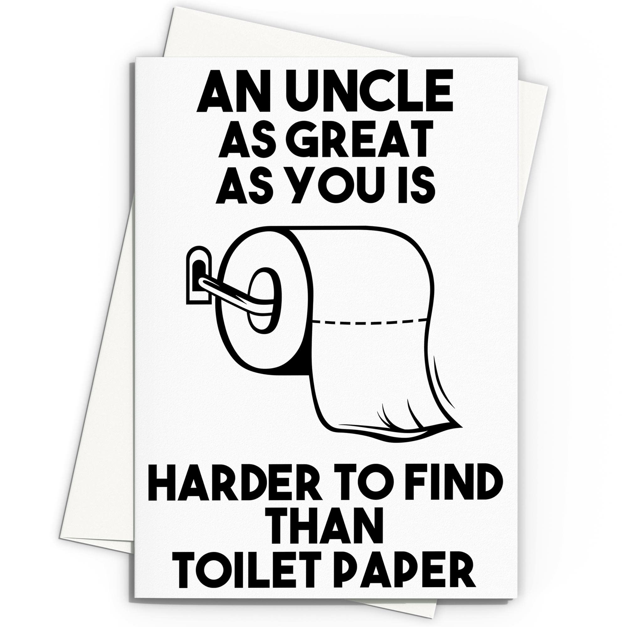 Amazon.com : Uncle Greeting Card Handmade Blank Funny For Birthday  Quarantine Social Distancing Pandemic From Niece Nephew G-66F : Office  Products