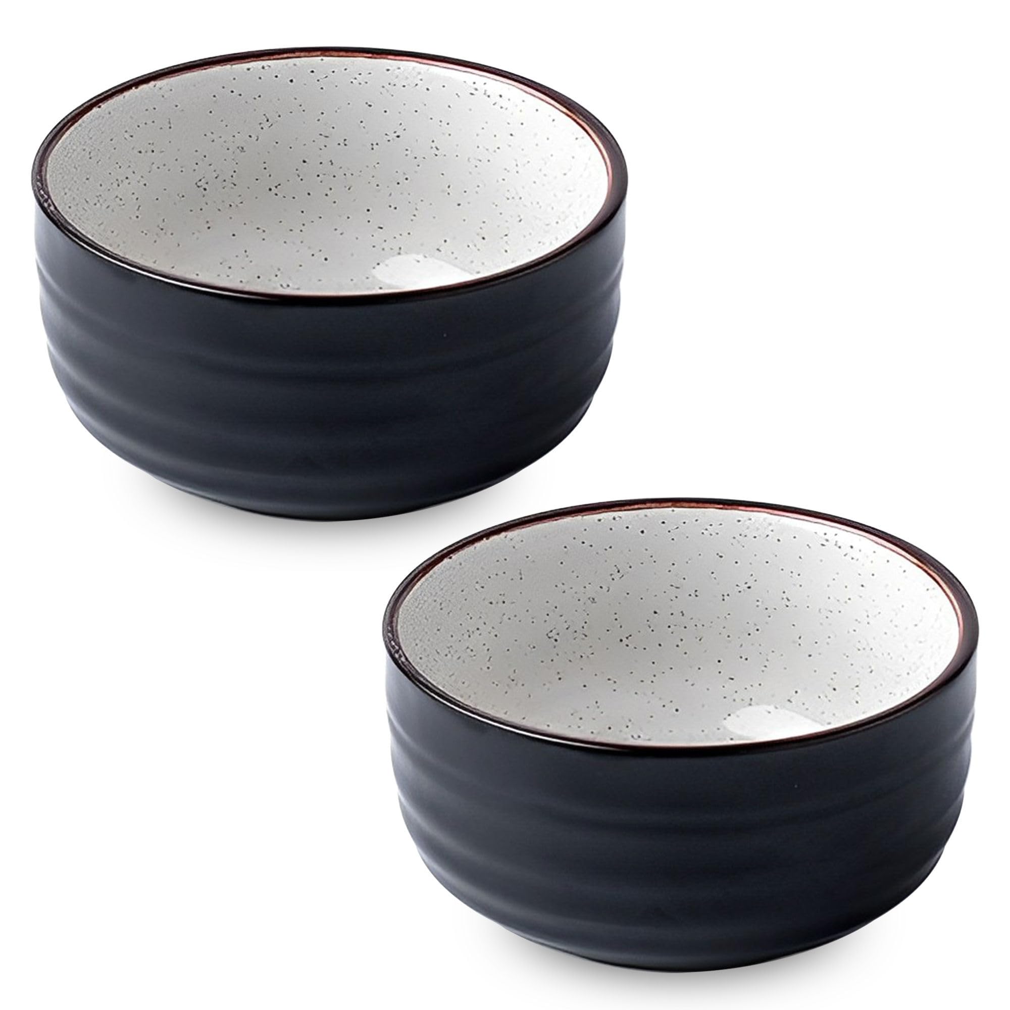 Keramik-Müslischalen-Set – mikrowellengeeignete Frühstücks- und Suppenschüsseln, 400 ml Fassungsvermögen, 4 Stück, langlebiges und stilvolles Design für den täglichen Gebrauch
