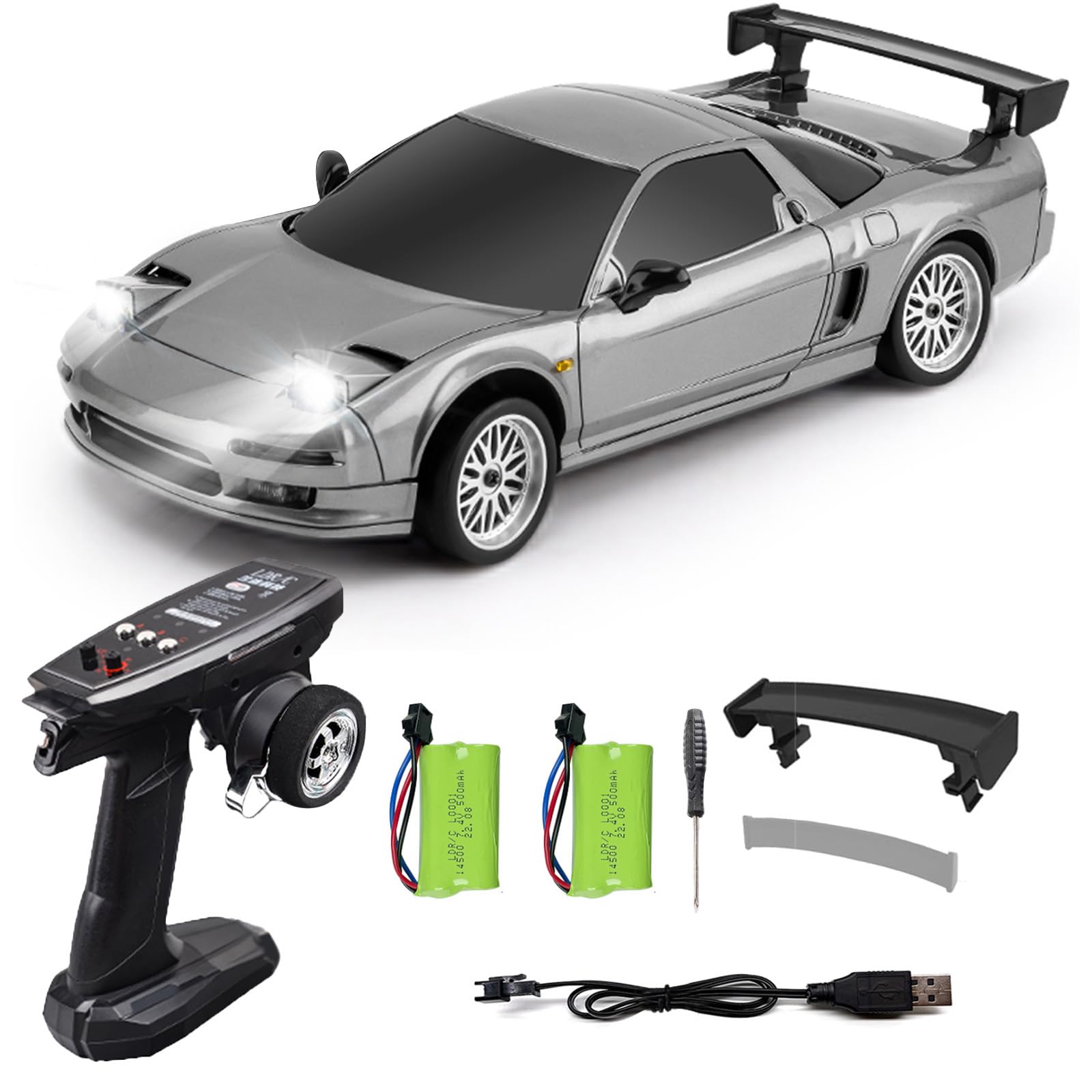 Amazon.com: Moonzeamus 1:18 NSX Model LD1803 RC Drift Car 1/18 2.4