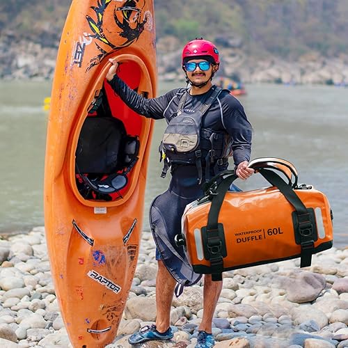 Miniatura 2 de ESONE Bolsas secas impermeable para hombresmujeres, bolsas secas para kayak, mochila impermeable para viajes, bolsa seca, mochila impermeable para