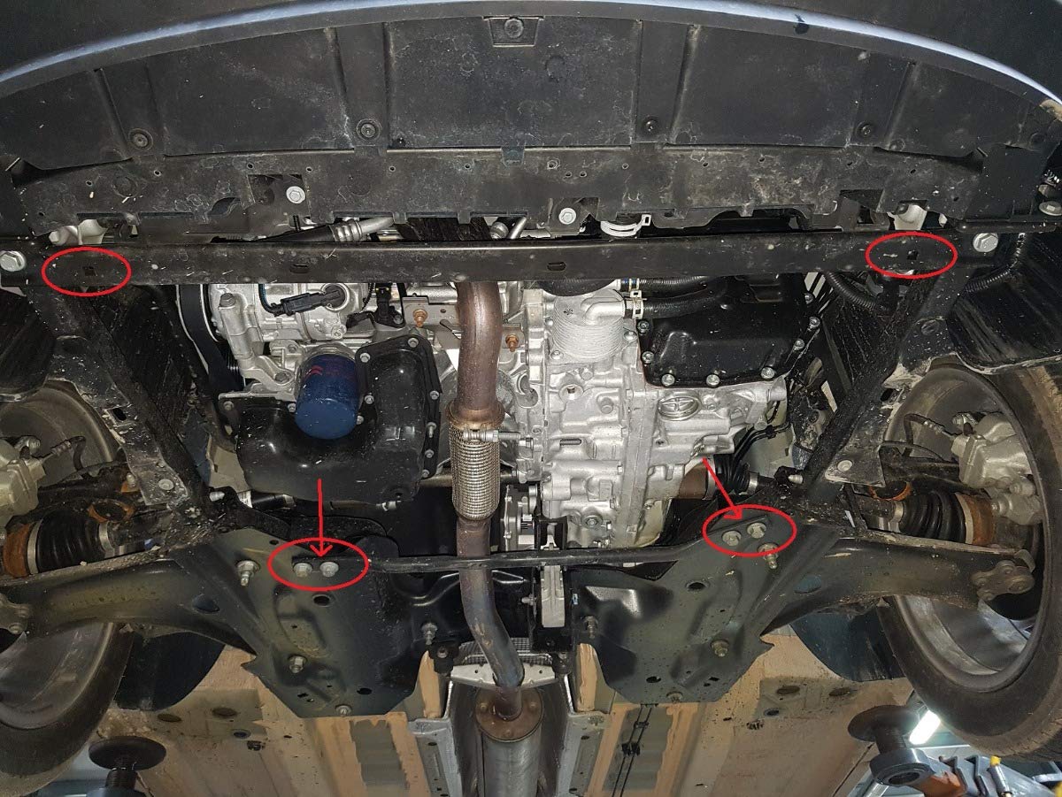 Protezione sottoscocca motore compatibile con Opel Crossland X - (2017-2025)