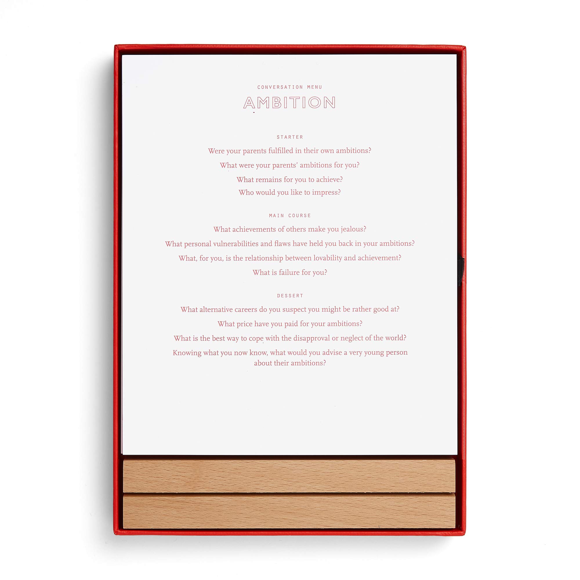 The School of Life - Conversation Menus - Questions to Foster Friendship and Bri