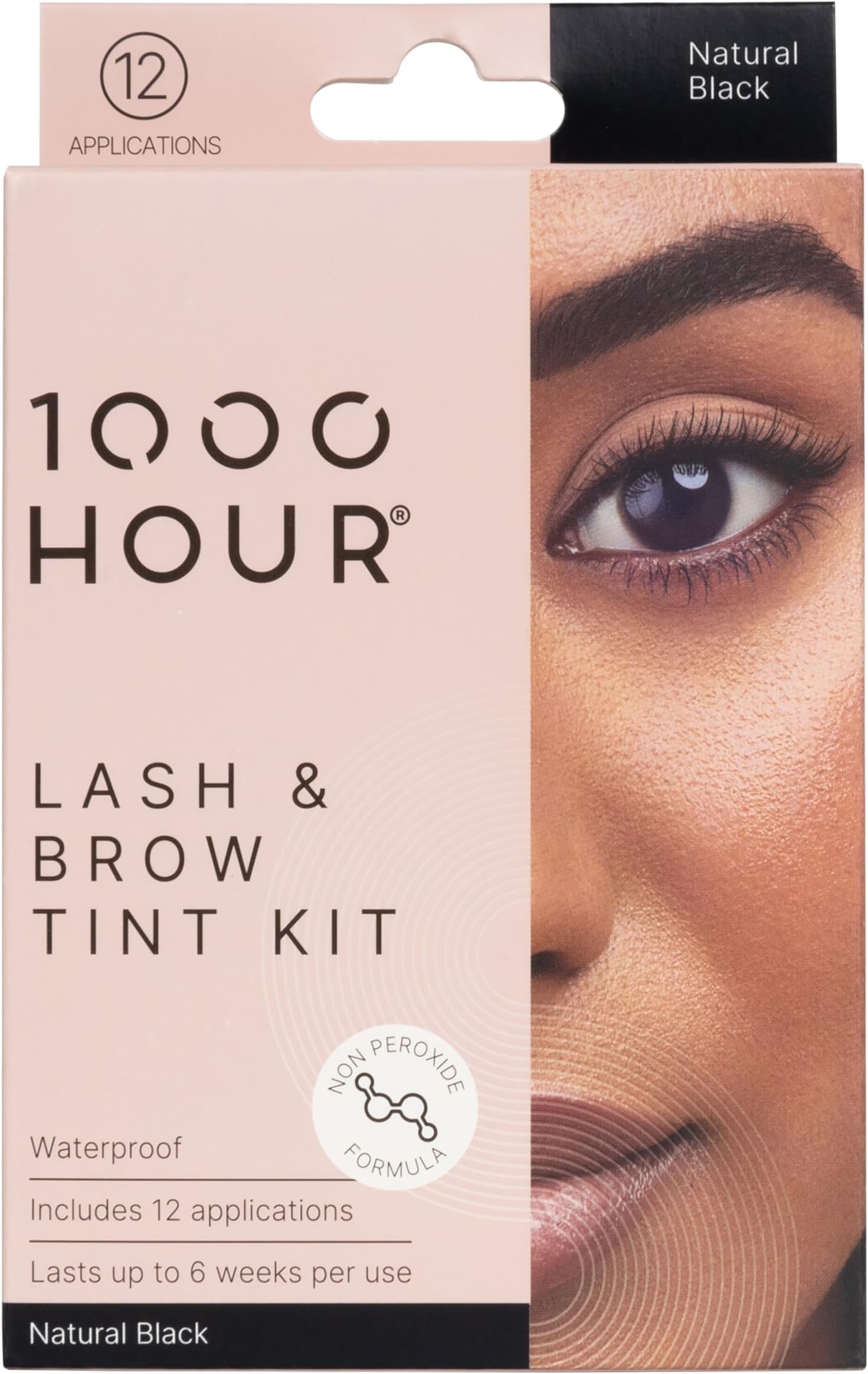 1000 Hour Lash & Brow Dye Kit - Black
