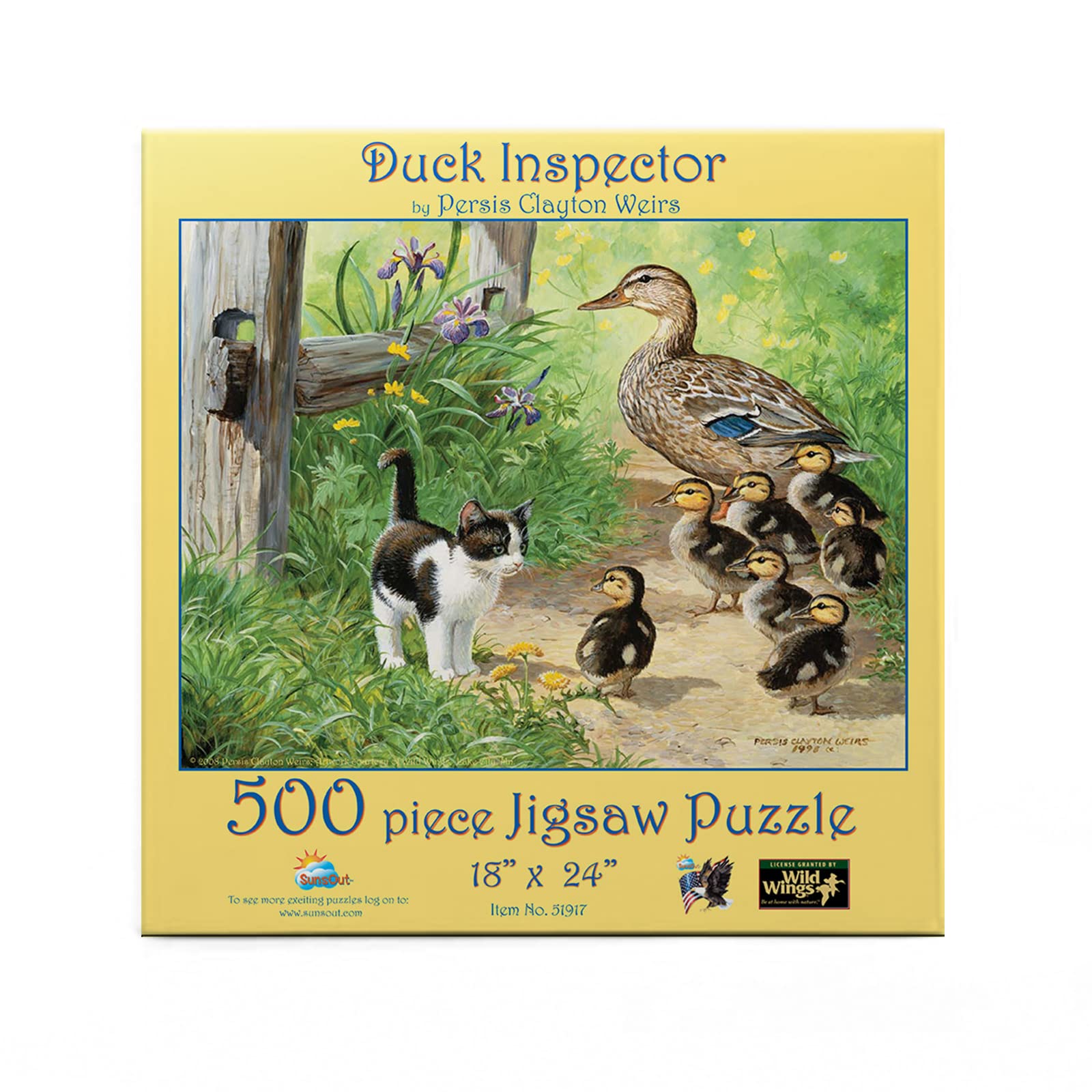 Amazon.com: SUNSOUT INC - Duck Inspector - 500 pc Jigsaw