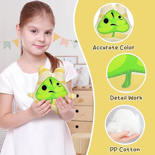 Miniatura 4 de MUSFT Almohada de peluche de semilla de anime de videojuegos, juguete suave para decoración lumbar, cojín de espalda de peluche, lindo juguete, gran