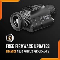 Vista 2 de Monocular de visión nocturna Nightfox Prowl - Gafas de visión nocturna, montaje en cabeza o casco, 1 NVG de aumento, grabación de video de 1080p